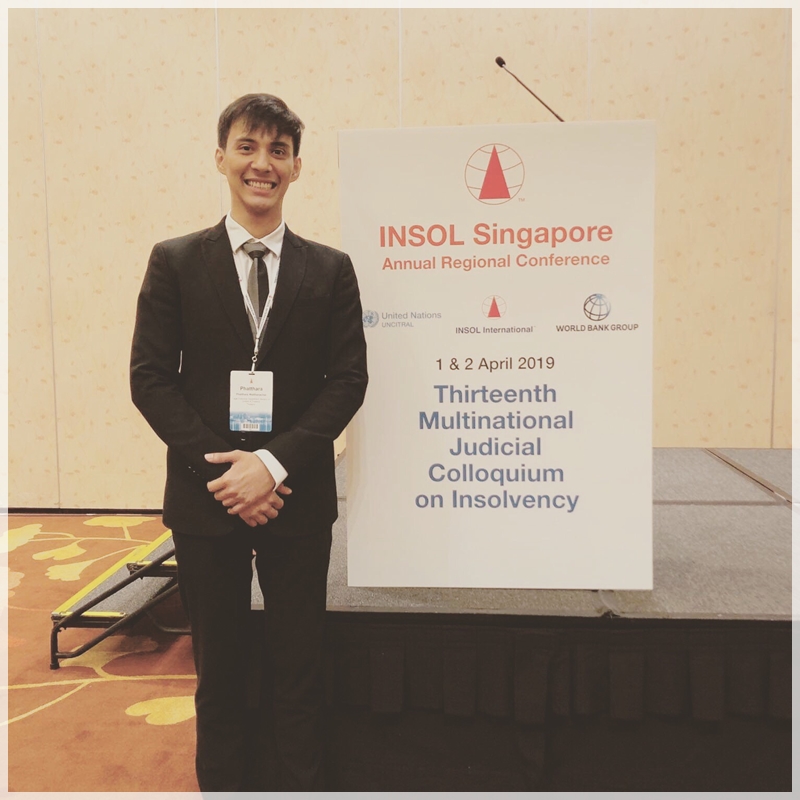 ﻿กรมบังคับคดีเข้าร่วมประชุม Thirteenth Multinational Judicial Colloquium on Insolvency ณ Marina Bay Sands Expo and Convention Center สาธารณรัฐสิงคโปร์